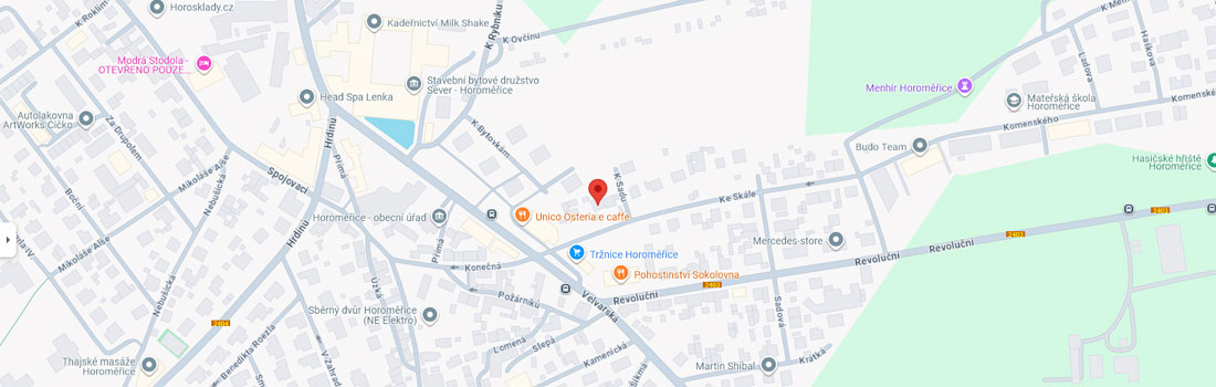 Poloha servisu na mapě